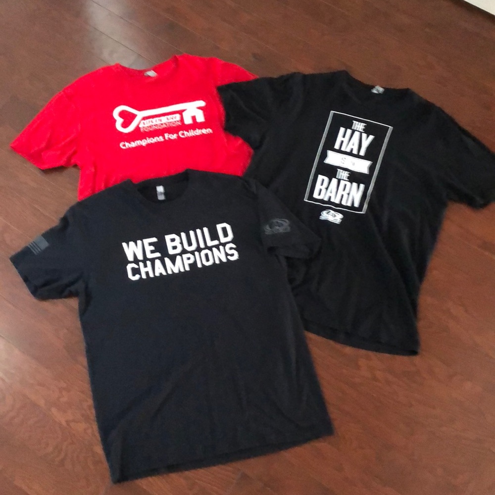 Size Large lot of 3 Advocare T-shirts